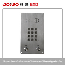 waterproof rugged metal telephone keypad no telephone headset